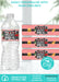  BabyQ/BBQ Baby Shower Water Bottle Label
