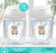 Printable Boy Teddy Bear Baby Shower Mini Hand Sanitizer Label
