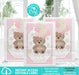Pink Teddy Bear Printable Baby Shower Gift Bag Label