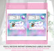 Little Mermaid Baby Shower Candy Bar Wrapper Brown Tone