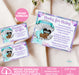 Mermaid Baby Shower Printable Diaper Raffle Tickets and Books for Baby Insert