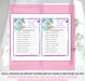 Printable Mermaid Baby Shower Mommy to Be Game Light Tone Instructions