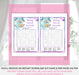 Printable Mermaid Baby Shower Baby Word Search Game Light Tone Instructions