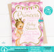 Little Princess Baby Shower Invitation Light Tone Vers 1