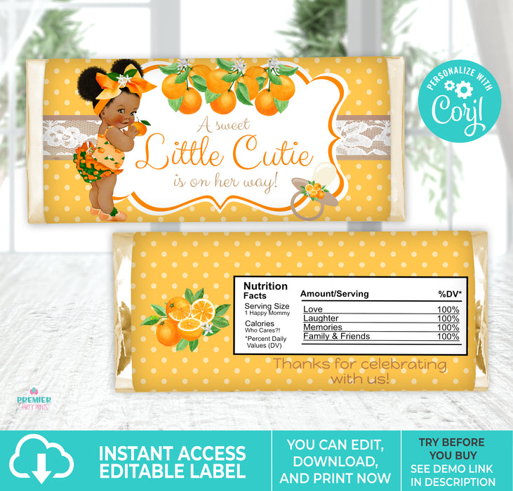 Little Cutie Orange Baby Shower Bundle