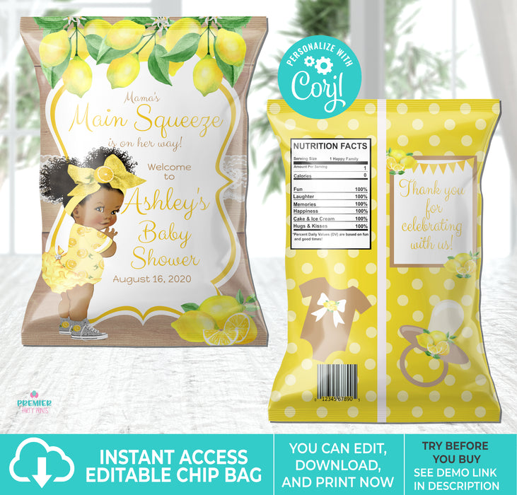 Main Squeeze Lemon Baby Shower Bundle