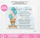  Blue Teddy Bear Baby Shower Invitation Suite Instructions