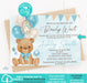 Teddy Bear Baby Shower Invitation
