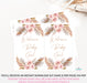 Pink Pampas Grass Floral Baby Shower Gift Bag Label Instructions