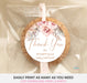 Boho Pink Pampas Grass Baby Shower Round Favor Tags | Includes 2in, 2.5in, & 3in Tags