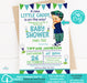  Little Caddy/Golf Baby Shower Invitation