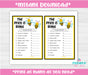 Printable Little Honeybee The Price is Right Gender Reveal Game