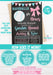 Editable Instant Access/Download Baseball or Bows Gender Reveal Invitation Version 1