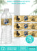 Editable Instant Access/Download Black & Gold Graduation Water Bottle Label w/Pic