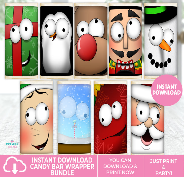 Reindeer Candy Bar Wrappers Printable