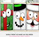 Printable Christmas Character Candy Bar Wrapper Bundle