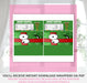 Printable Christmas Present Character Candy Bar Wrapper Instructions