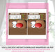 Printable Christmas Reindeer Character Candy Bar Wrapper Instructions