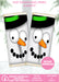 Printable Christmas Snowman Character Candy Bar Wrapper