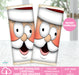Printable Christmas Santa Character Candy Bar Wrapper