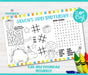 Dinosaur 17x11in Activity Placemat