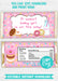  Donut Baby Shower Candy Bar Wrapper