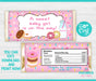  Donut Baby Shower Candy Bar Wrapper