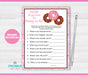 Donut Mommy to Be Baby Shower Game