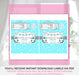  Waddle Baby Be Christmas/Winter Gender Reveal Candy Bar Wrapper Version 1 Team He/She