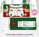 What the Elf Christmas/Winter Gender Reveal Candy Bar Wrapper Brown Tone 1 Vers 1