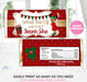 What the Elf Christmas/Winter Gender Reveal Candy Bar Wrapper Brown Tone 1 Vers 2
