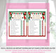  What the Elf Christmas/Winter He Said She Said Gender Reveal Game Brown Tone Instructions