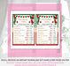 What the Elf Christmas/Winter Old Wives' Tales Gender Reveal Game Brown Tone Instructions