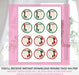  What the Elf Christmas/Winter Gender Reveal 2in Round Tags/Cupcake Toppers Brown Tone 1 Instructions