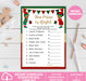 What the Elf Christmas/Winter The Price is Right Gender Reveal Game Brown Tone