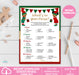  What the Elf Christmas/Winter What's in Your Purse Gender Reveal Game Brown Tone