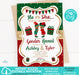 What the Elf Christmas Gender Reveal Invitation Brown Tone