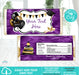 Printable Dark Purple and Gold Graduation Candy Bar Wrapper