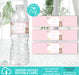 Pink Teddy Bear Printable Baby Shower Water Bottle Label