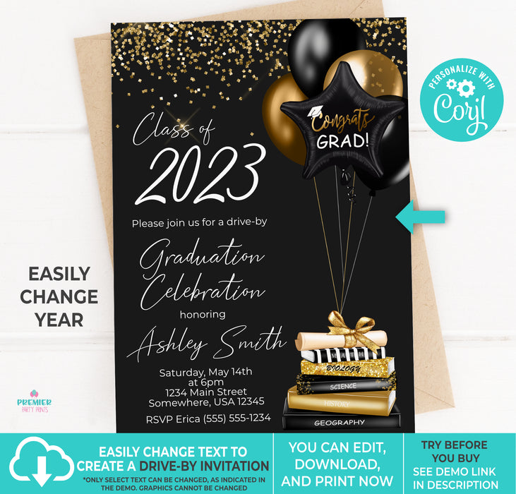Graduation Invitation Try Before You Buy
