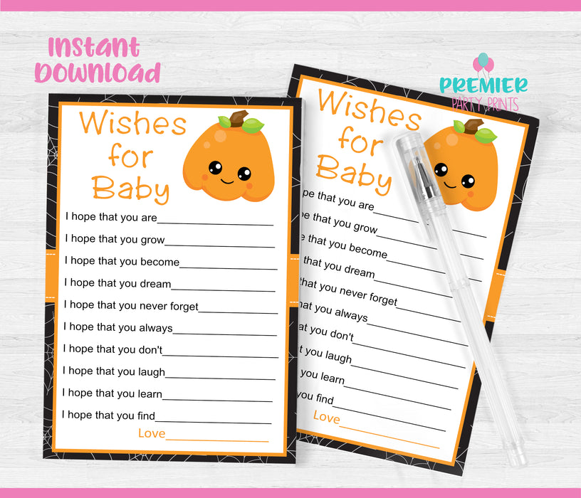 Halloween Little Pumpkin Wishes for Baby