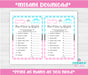 Lashes or Staches The Price is Right Gender Reveal Game Instructions
