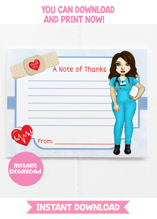 Nurse Appreciation Thank You Note