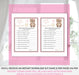  Pink Teddy Bear How Well Do You Know the Mommy to Be Baby Shower Game Instructions