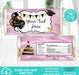 Pink & White Graduation Candy Bar Wrapper