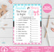 Printable Baseballs or Bows The Price is Right Gender Reveal Game